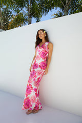 Liebling Sonnen-Maxikleid Rosa