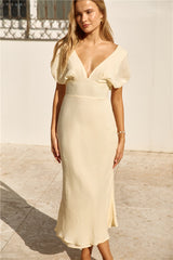 Growing Garden Maxikleid Gelb