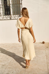 Growing Garden Maxikleid Gelb