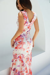 Sun-kissed Charm Floral Maxi Dress