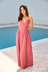 SEVEN WONDERS Zephy Maxi Dress Rose