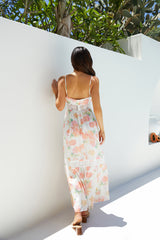Tramonto Maxi-Kleid mit Print