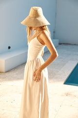 SEVEN WONDERS Zephy Maxikleid Sand