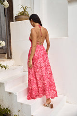 Maxikleid Sunshine Glow Pink