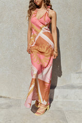 Maxikleid "Hideaway Halter" Rosa