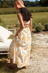 Maxikleid Sunset Trails Gelb