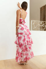 Ocean Mist Midikleid Rosa