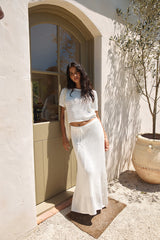Safe Haven Knit Top White