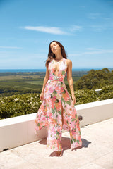 Power Of Flowers Maxikleid Rosa