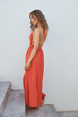 Maxikleid „Feeling Spicy“ Rot
