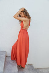 Maxikleid „Feeling Spicy“ Rot