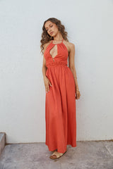 Maxikleid „Feeling Spicy“ Rot