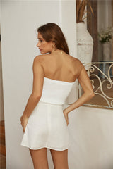 Begin The Season Skort White