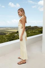 Harmony in Bloom Maxi Dress Yellow