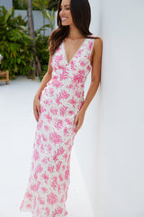 Maxikleid "Rosenholz-Wiese"