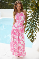 Maybe Another Life Maxikleid Pink