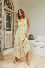 Willow Bloom Maxi Dress Yellow