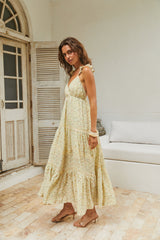 Willow Bloom Maxi Dress Yellow