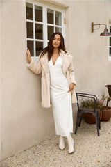 Fuzzy Feeling Coat Beige