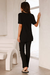 Giselle Knit Top Black