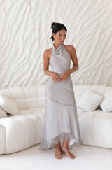 Tidal Wave Maxi Dress Brown