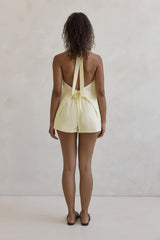 Evelyn Halter Top Yellow