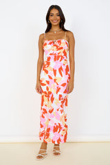 Maxikleid Must Be Love Rosa