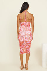 Midi-Kleid „Cherished Dreams“ Rosa