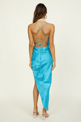 Joyride Midikleid Blau