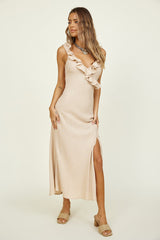 Maxikleid „Inselträume“ Beige