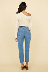 WRANGLER Drew Mom Jean Blue Revival