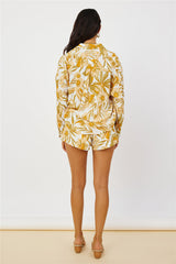 Summer Sweethearts Shorts Yellow