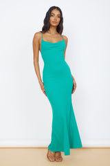 Pure Delight Maxikleid Grün