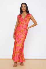 Maxikleid Radiant Skies Orange