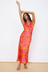 Maxikleid Radiant Skies Orange