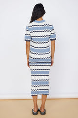 SEVEN WONDERS Caprice Midi Skirt Steel