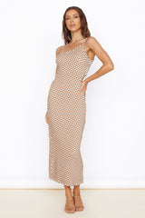 Roll The Dice Maxikleid Braun