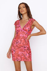 Forever Unfolding Minikleid Pink
