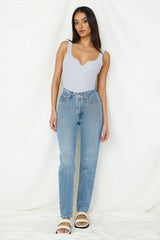 Diamond Sky Bodysuit Grey
