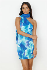 Your Aura Mini Dress Blue