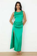 You Get Me Maxi-Kleid Grün