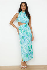 Kiss From The Ocean Midikleid Blau