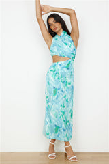 Kiss From The Ocean Midikleid Blau