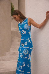 Laguna Maxikleid Blau