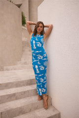 Laguna Maxikleid Blau