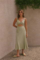 Soft Silhouette Maxi Dress Sage
