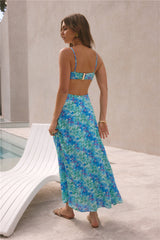 FORTUNATE ONE Serena Maxikleid Blau