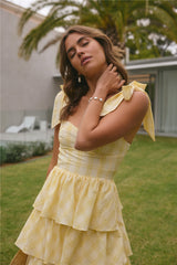 Dalia Maxikleid Gelb