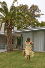 Dalia Maxikleid Gelb