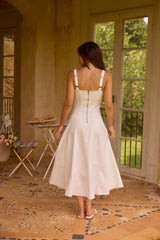 Maxikleid Wiesenbrise Weiß